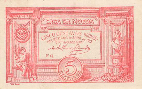 5 Centavos 5.4.1918